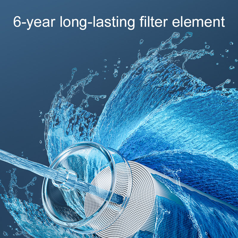 WHEELTON YK8 Home RO Reverse Osmosis Water Purifier with Mineral Retention, Under Sink Water Filtration System for Kitchen, Drinking Water Dispenser, Mineral Essence Filtration