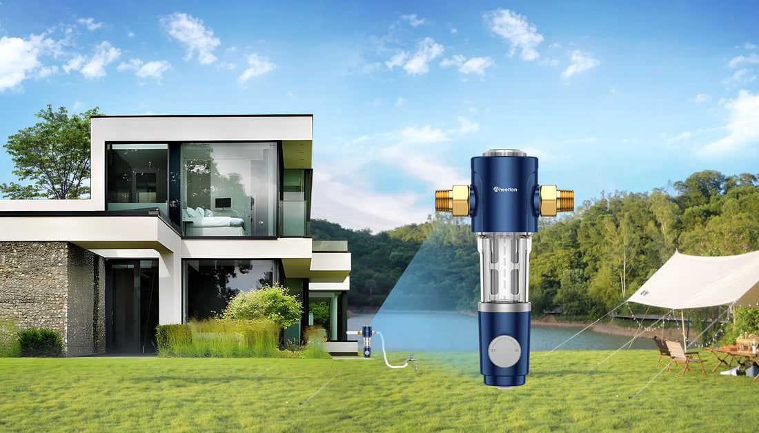Transform Your Home Water Quality with Wheelton's 40 Micron Spin Down Sediment Filter System
