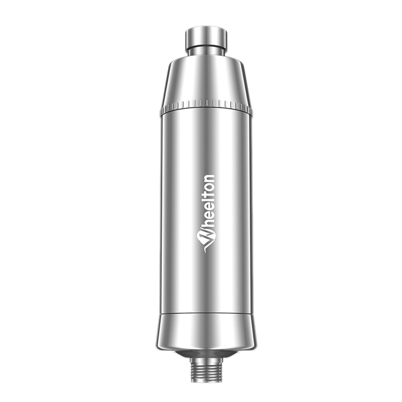 Wheelton WHT-301 3-Layer Bath Water Purifier with KDF, Activated Carbon, and CaSO3 - Upgrade Your Shower Experience!