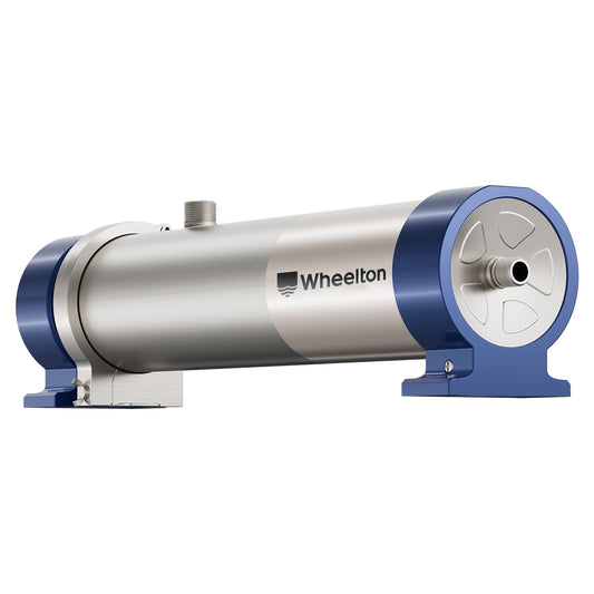 Wheelton Whole House Water Filter System UF6, Ultrafiltration, Stainless Steel, 5-Year Reusable Cleanable Filter, 13.2 GPM, 80K Gals High Capacity, 0.01 μm, Reduce 99.99% Sediment for Well/Tap/RV Water