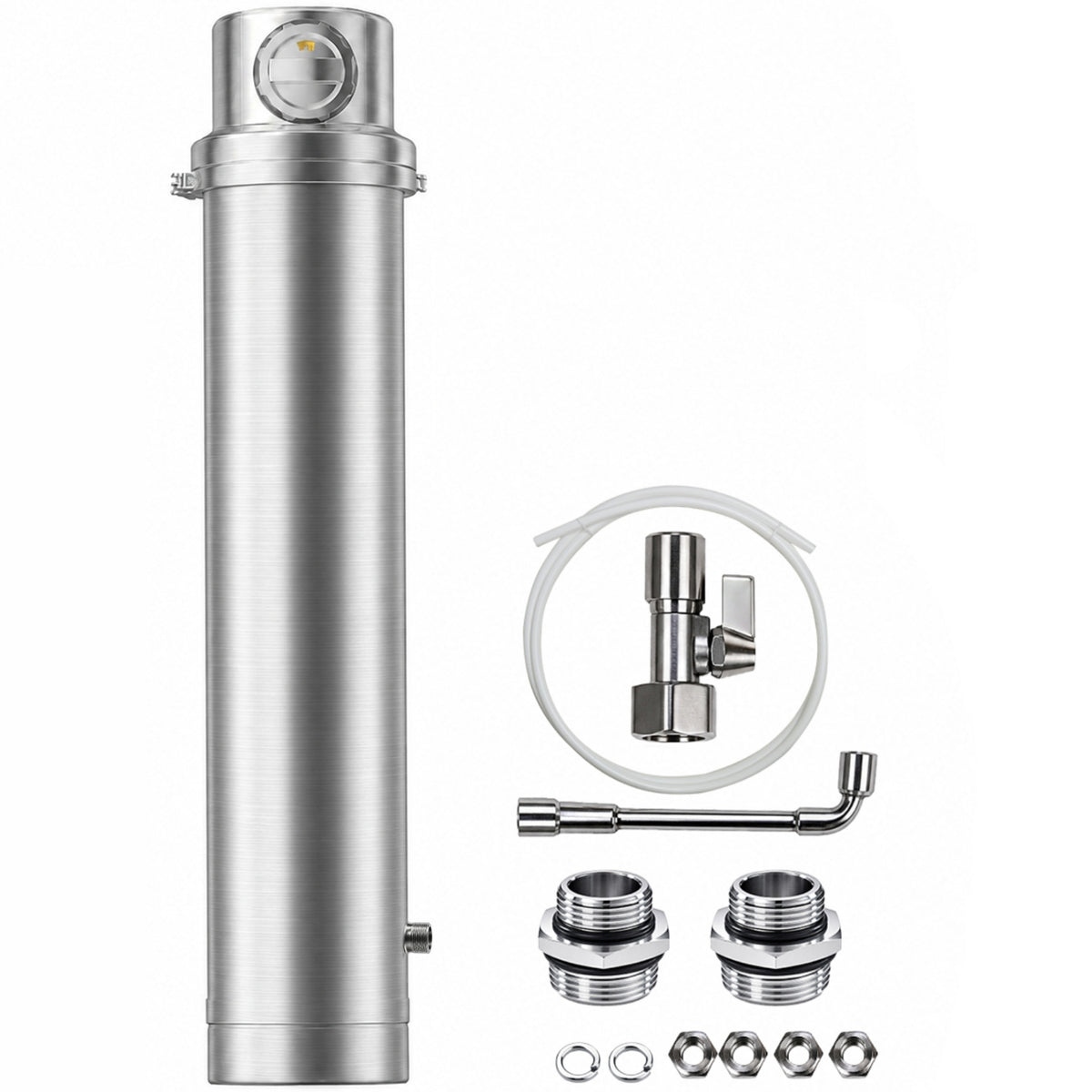 Whole House Water Filter UF9, 6-Year Backwash Filtration System Stainless Steel 880K GL High Capacity, 26.4GPM High Flow Reusable Filter, 0.01μm UF Filtration 99.99% Sediment Reduced, Well/Tap/Lake Water